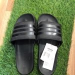 Adidas 3 Stripes Adilette Slippers/Slides Black/Black