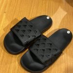 Adilettes Comfort Slides Small Logo - All Black