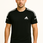 Adidas Essential 3 Stripes Premium Tshirt - Black