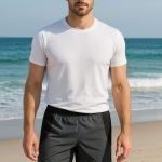 SONECS Men's Elite Lycra Swimming Shorts – Grey/Black